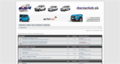 Desktop Screenshot of daciaclub.sk