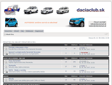 Tablet Screenshot of daciaclub.sk